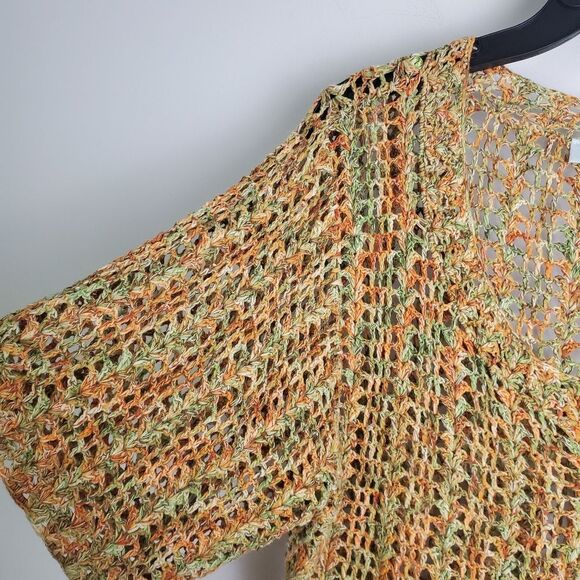 JH Collectibles Linen Blend Button Cardigan Medium - Picture 2 of 6